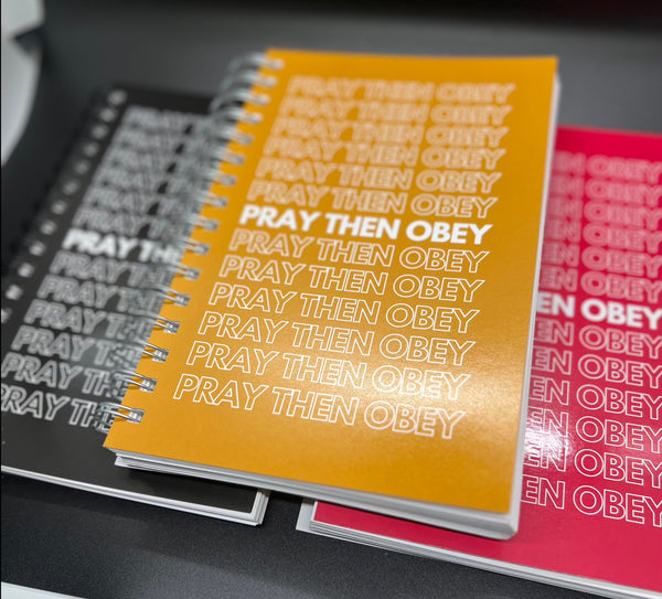 Pray Then Obey Journal (Golden Brown)