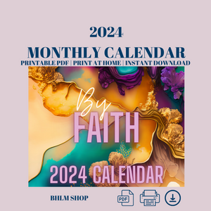 2024 BY FAITH DIGITAL CALENDAR