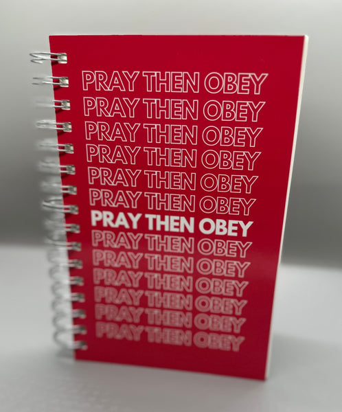 Pray Then Obey Journal (Pink)